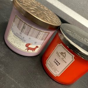 Bath & Body Works 3 Wicks Set of 2.